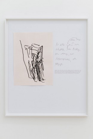 Nick Bastis, Elbow Drawings (Bikini), 2014, Galerie Catherine Bastide