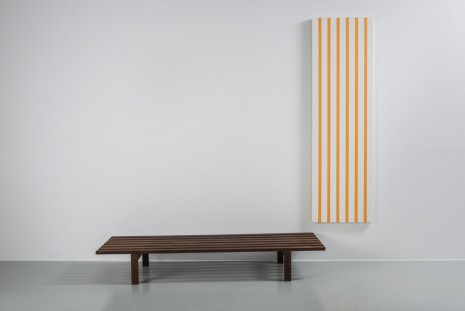 John M. Armleder, (Furniture Sculpture) : Life is a bench, 2014, Mehdi Chouakri