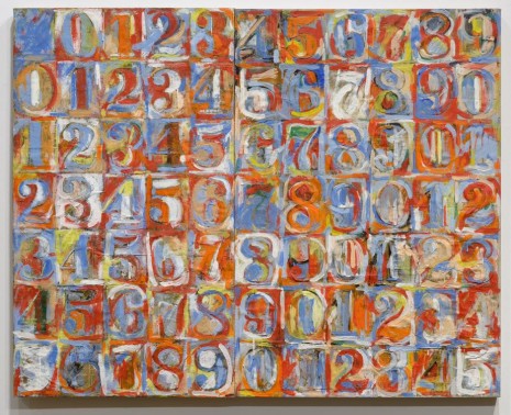 Sturtevant, John coloured numbers, 1991, Galerie Thaddaeus Ropac