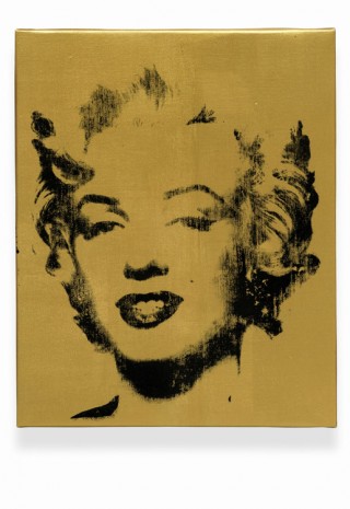 Sturtevant, Warhol Gold Marilyn, 2004, Galerie Thaddaeus Ropac