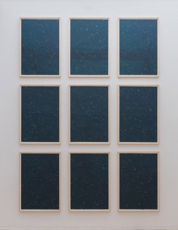 Sherrie Levine, Blue Nature Morte Collages: 1-9, 2014, Simon Lee Gallery