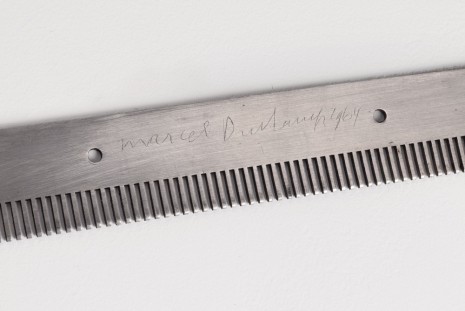 Marcel Duchamp, Comb (detail), 1916 (1964), Andrea Rosen Gallery