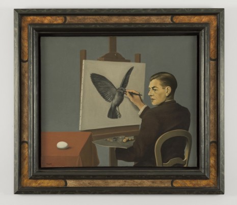René Magritte, La Clairvoyance (Clairvoyance), 1936, Andrea Rosen Gallery