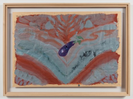 Paul Thek, Untitled (Eggplant), 1974, Alexander and Bonin