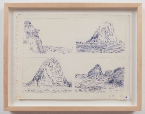 Paul Thek, Untitled (4 Ponza Landscapes), 1970, Alexander and Bonin