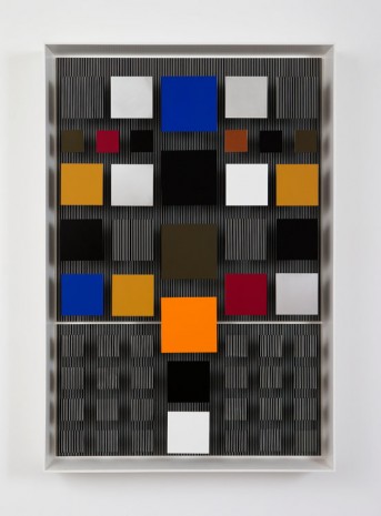 Jesús Rafael Soto, Untitled (Ambivalencia en el espacio color n°12), 1981, Perrotin
