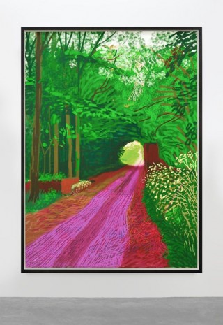 David Hockney, The Arrival of Spring in Woldgate, East Yorkshire in 2011 (twenty eleven), 31 May, No. 1 2011, 2011, Almine Rech