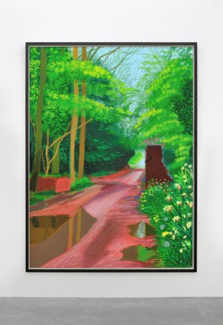 David Hockney, The Arrival of Spring in Woldgate, East Yorkshire, in 2011 (twenty eleven) - 11 May 2011, 2011, Almine Rech