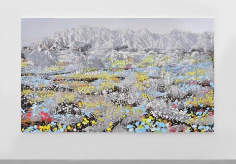 Ida Tursic & Wilfried Mille, Landscape and Blue and Pink and Yellow, 2014, Almine Rech