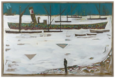 Billy Childish, Frozen Estuary - Off Chatham, 1895 (Version Y), 2012, Lehmann Maupin