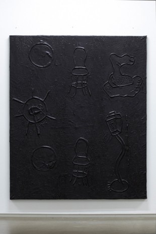 Martin Kippenberger, Ohne Titel (aus der Serie Schwarze Gummibilder / Untitled (from the series Black Rubber Paintings), 1991, Taka Ishii Gallery