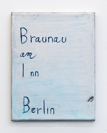 Tam Ochiai, Everyone Has Two Places: Braunau am Inn, Berlin (Adolph Hitler), 2014, team (gallery, inc.)