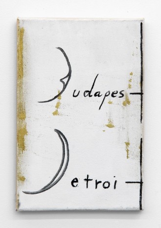 Tam Ochiai, Everyone Has Two Places: Budapest, Detroit (Harry Houdini), 2014, team (gallery, inc.)