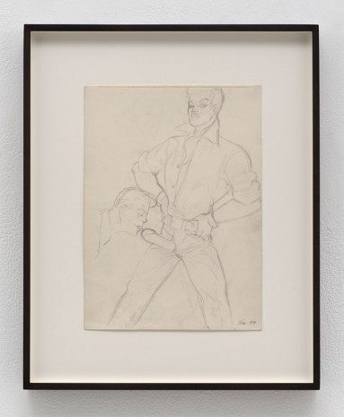 Tom of Finland,  Untitled (preparatory drawing), 1944, David Kordansky Gallery