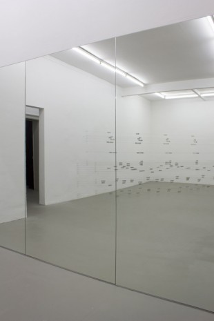 Ján Mančuška, The Big Mirror (detail), 2008, Meyer Riegger