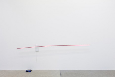 Davide Balula, Coloring the WiFi Network (with Strong Red), 2015, galerie frank elbaz