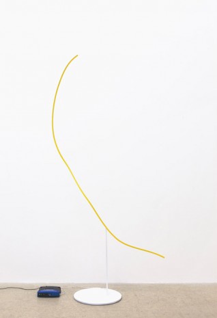 Davide Balula, Coloring the WiFi Network (with Sunny Yellow), 2015, galerie frank elbaz