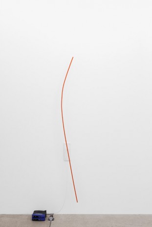 Davide Balula, Coloring the WiFi Network (with Warm Red), 2015, galerie frank elbaz