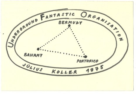 Július Koller, Underground Fantastic Organisation, 1975, gb agency