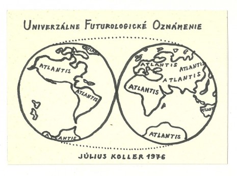 Július Koller, Univerzálne Futurologické Oznámenie, 1976, gb agency