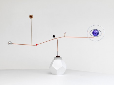 Björn Dahlem, copper, aluminium, wood, bauble, varnish, stain, 2015, Sies + Höke Galerie