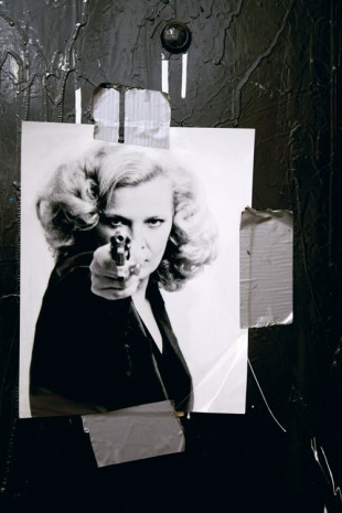 Joyce Pensato, Woman with Gun, 2015, Petzel Gallery
