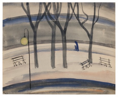 Alice Neel, Evening in Riverside Park, 1927, David Zwirner