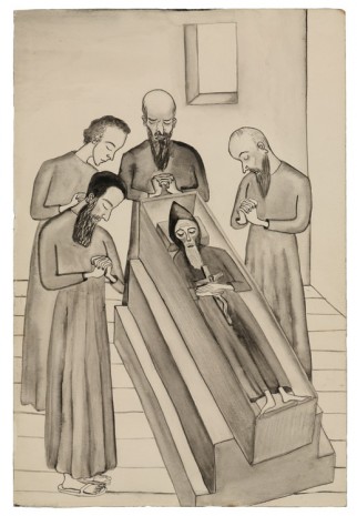 Alice Neel, Untitled (The Death of Father Zossima), c. 1938, David Zwirner
