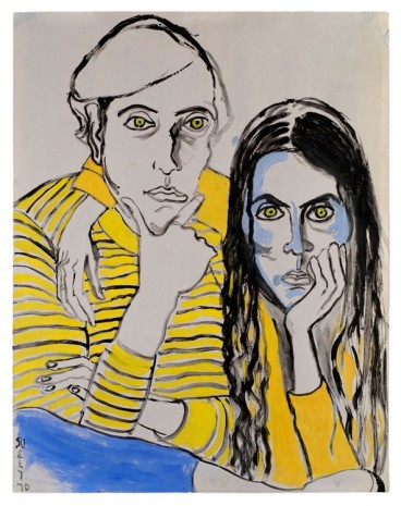 Alice Neel, Hartley and Ginny, 1970, David Zwirner