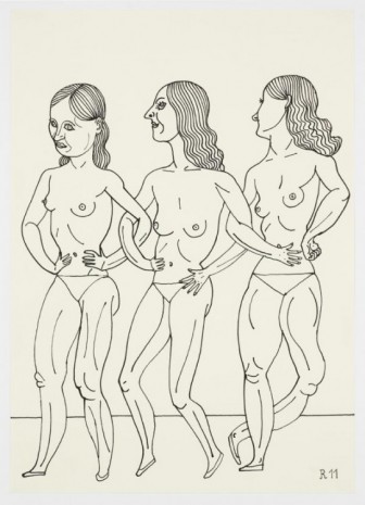 Christoph Ruckhäberle, Untitled (three women in underwear), 2011, Galleri Nicolai Wallner