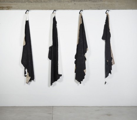 Analia Saban, Paint Rags (installation view), 2015, Tanya Bonakdar Gallery