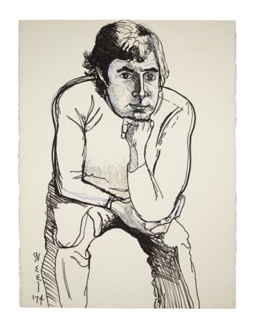 Alice Neel, Young Man, 1974, Xavier Hufkens