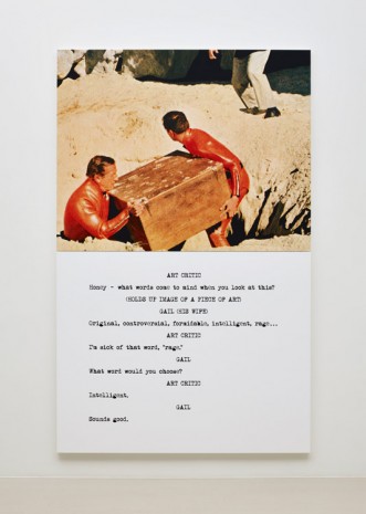 John Baldessari, Pictures & Scripts: Honey -­ what words come to mind?, 2015, Marian Goodman Gallery