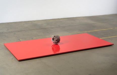 Nevine Mahmoud, Tunnel chunk with color plane, 2015, François Ghebaly Gallery