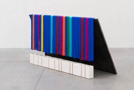 Grace Schwindt, Dress and burned furniture, 2013, Zeno X Gallery