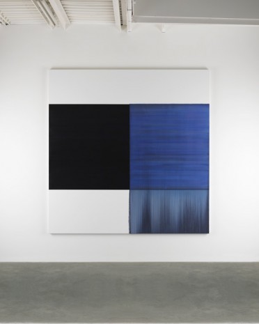 Callum Innes, Exposed Painting Blue Violet, 2014, Frith Street Gallery