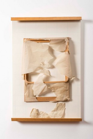 Fabio Mauri, Schermo carta rotto (Broken paper screen), 1958-1989, Hauser & Wirth