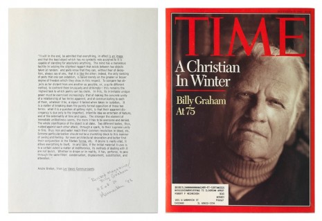 Robert Heinecken, Revised Magazine/Billy Graham, 1993, Capitain Petzel