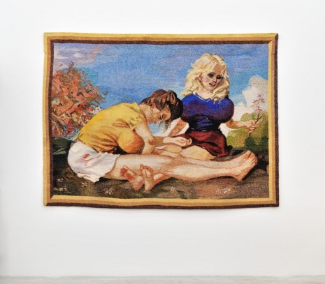 John Currin, Tapestry (Dogwood), 2010, Almine Rech