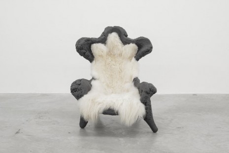 Joep van Lieshout, Fossil Chair (Grey), 2009, Almine Rech