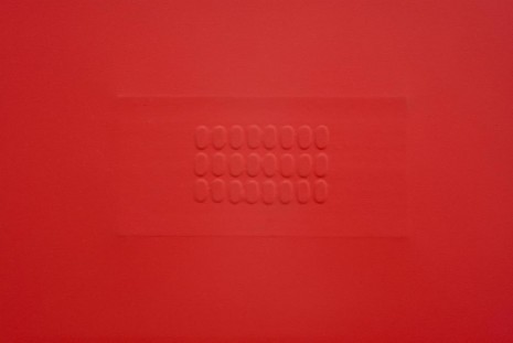 Turi Simeti, 24 ovali rossi (detail), 1967, Almine Rech