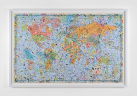 Amanda Ross-Ho, World Maps, 2015, Praz-Delavallade
