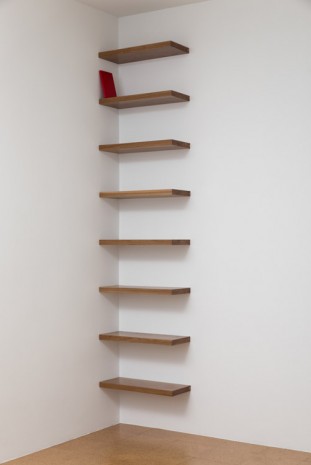 Jorge Méndez Blake, Corner Bookshelf (Red), 2014, 1301PE