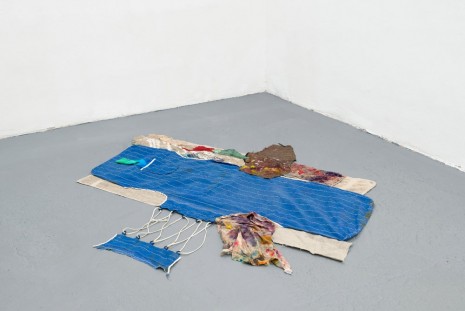 Franz Amann, Blue Carpet (Das letzte Hemd), 2015, Galerie Emanuel Layr