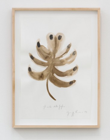 Giuseppe Penone, Gli ocche della foglia (The Eyes of the Leaves), 1993, Marian Goodman Gallery