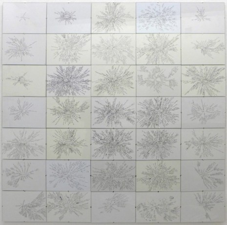 Lia Perjovschi, 35 Mind maps, 1999-2007, Christine Koenig Galerie
