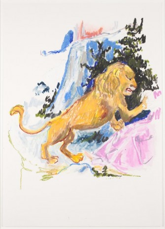 Isabel Nolan, Lion with thorn (after Lippi), 2015, Kerlin Gallery