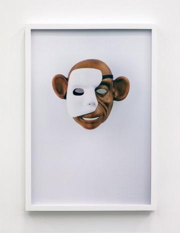 Jamie Isenstein, Masks Wearing Masks (Monkey Phantom), 2015, Andrew Kreps Gallery