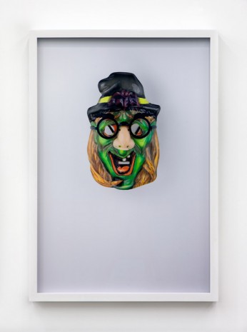 Jamie Isenstein, Masks Wearing Masks (Green Witch Groucho), 2015, Andrew Kreps Gallery