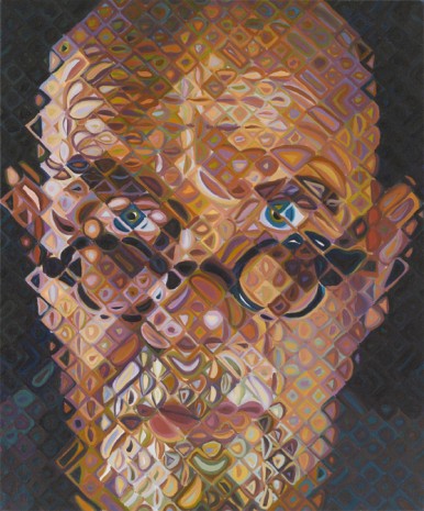 Chuck Close  , Self-Portrait I, 2010, Blum & Poe
